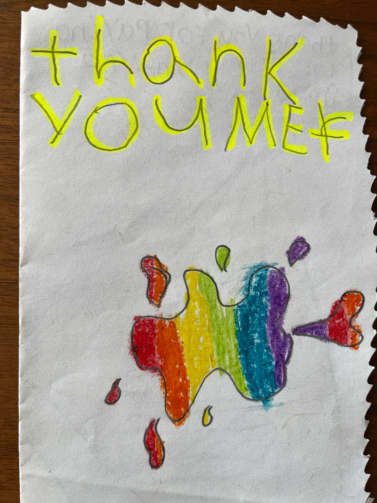 McMinnville Education Foundation • Artist in Residence • Thank You Letter